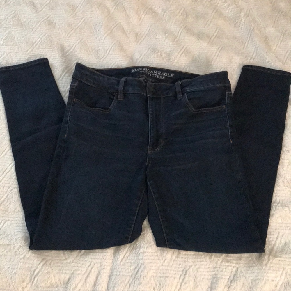American Eagle super super stretch high waist jean